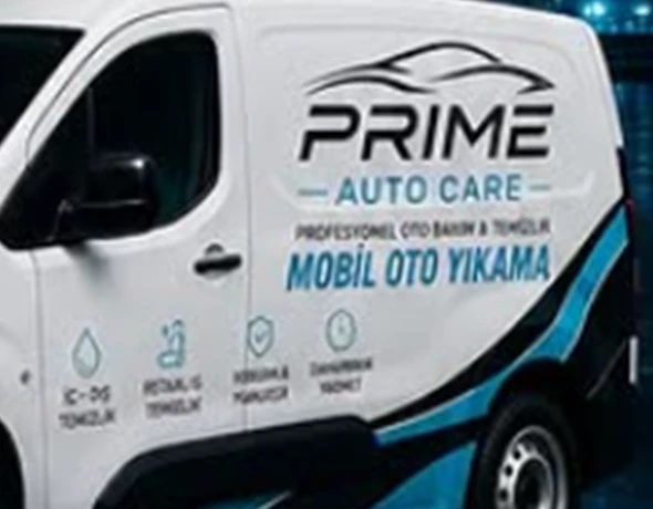 Prime Auto Care aracının üzerindeki hizmet listesi